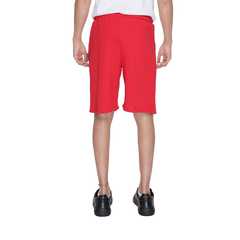 Rote Baumwollshorts