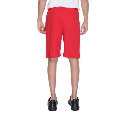 Rote Baumwollshorts