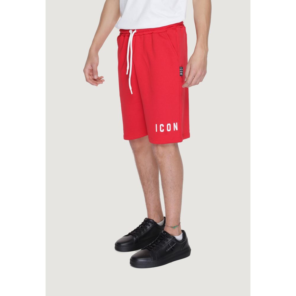 Rote Baumwollshorts