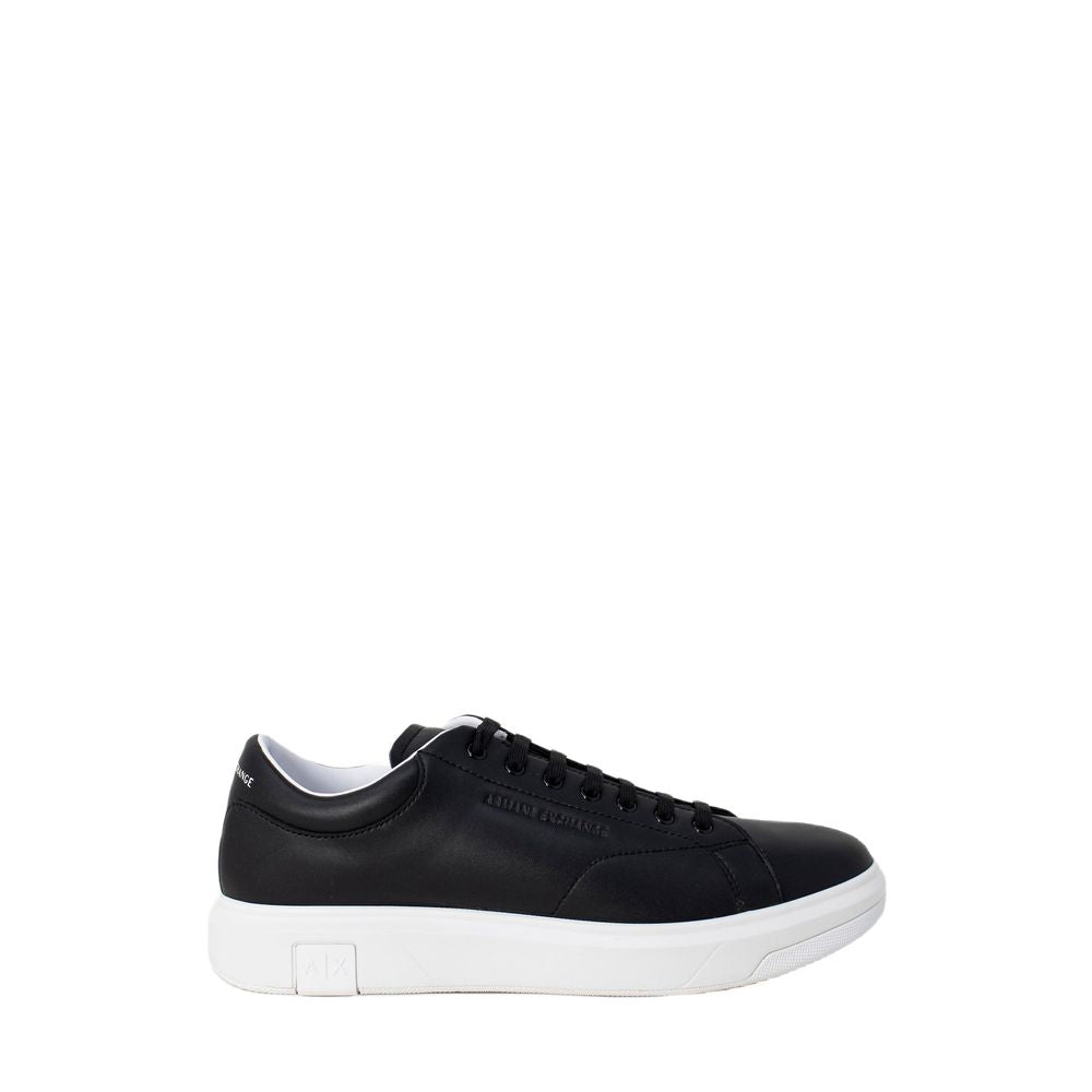 Black Leather Sneaker