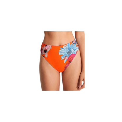 Orange Polyester Swimwear