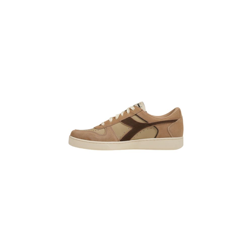 Beige Leather Sneaker