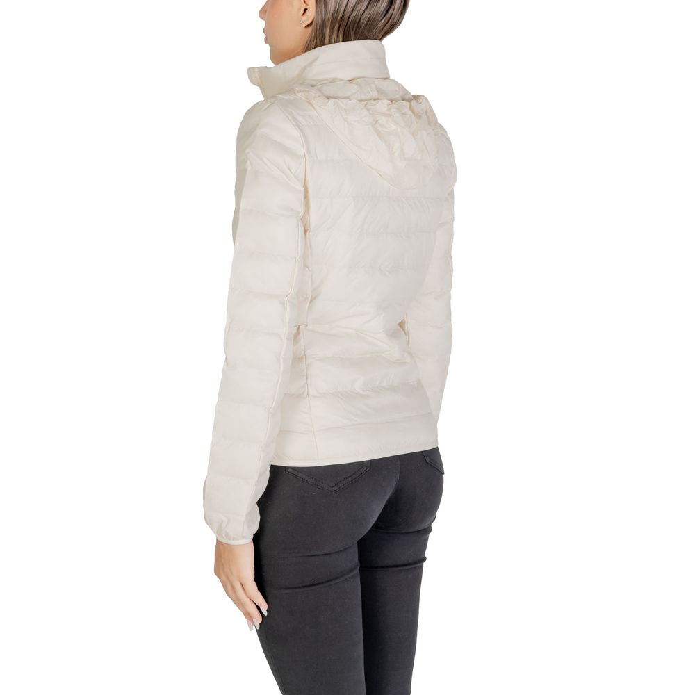 Cream Polyamide Jackets & Coat