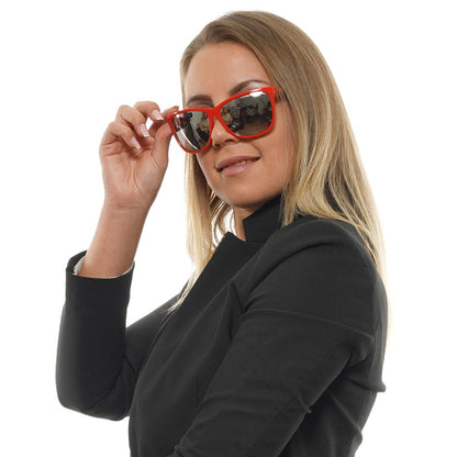 Rote Damen Sonnenbrille