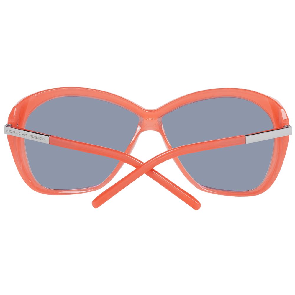 Orangefarbene Sonnenbrille für Damen