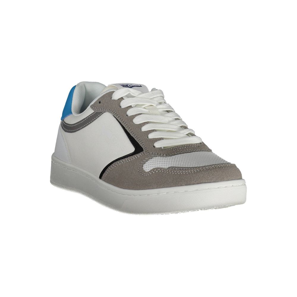 Weißer Polyester-Sneaker