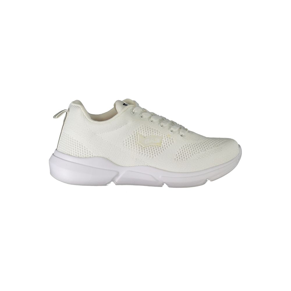 White Polyester Sneaker