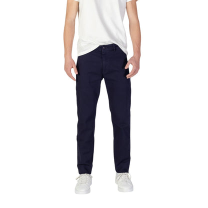 Blue Cotton Jeans & Pant