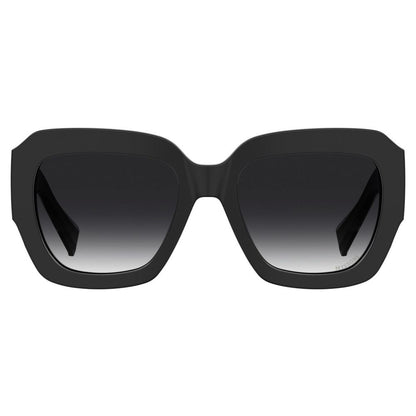 Schwarze Sonnenbrille aus Kunststoff