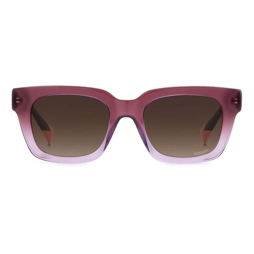 Lila Sonnenbrille aus Acetat