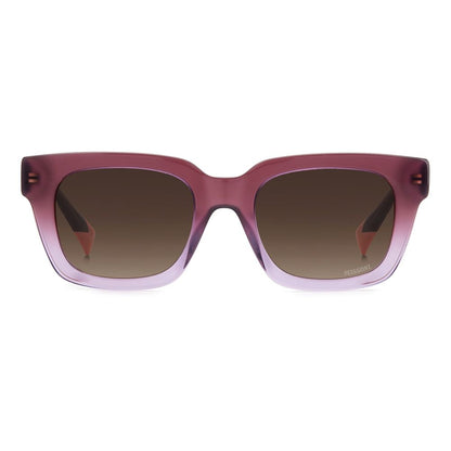 Lila Sonnenbrille aus Acetat