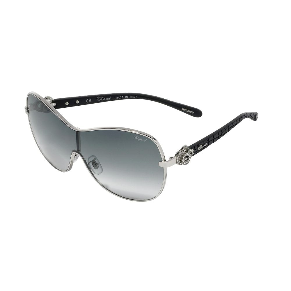 Sonnenbrille aus silbernem Metall