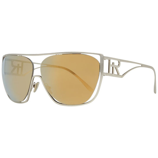 Sonnenbrille aus goldenem Metall