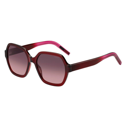 Rote Sonnenbrille aus Acetat