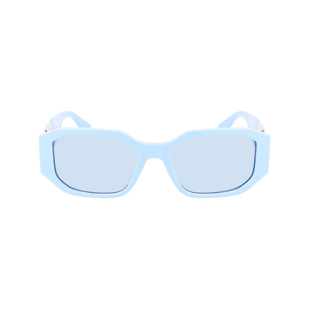 Blaue Sonnenbrille mit Spritzguss-Optik