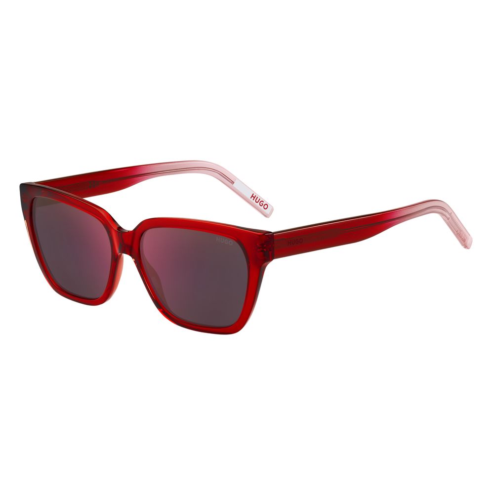 Rote Sonnenbrille aus Acetat