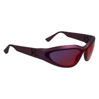 Rote Sonnenbrille mit Spritzguss-Optik