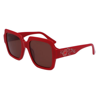 Rote Sonnenbrille aus Acetat