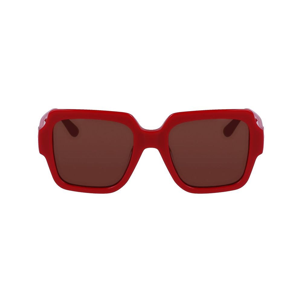 Rote Sonnenbrille aus Acetat