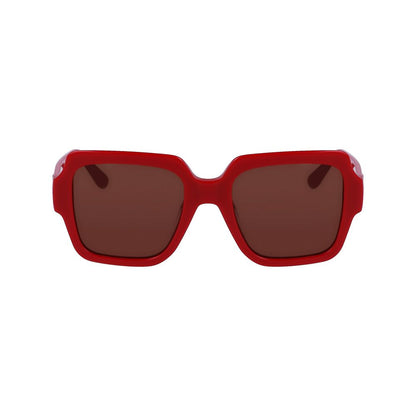 Rote Sonnenbrille aus Acetat