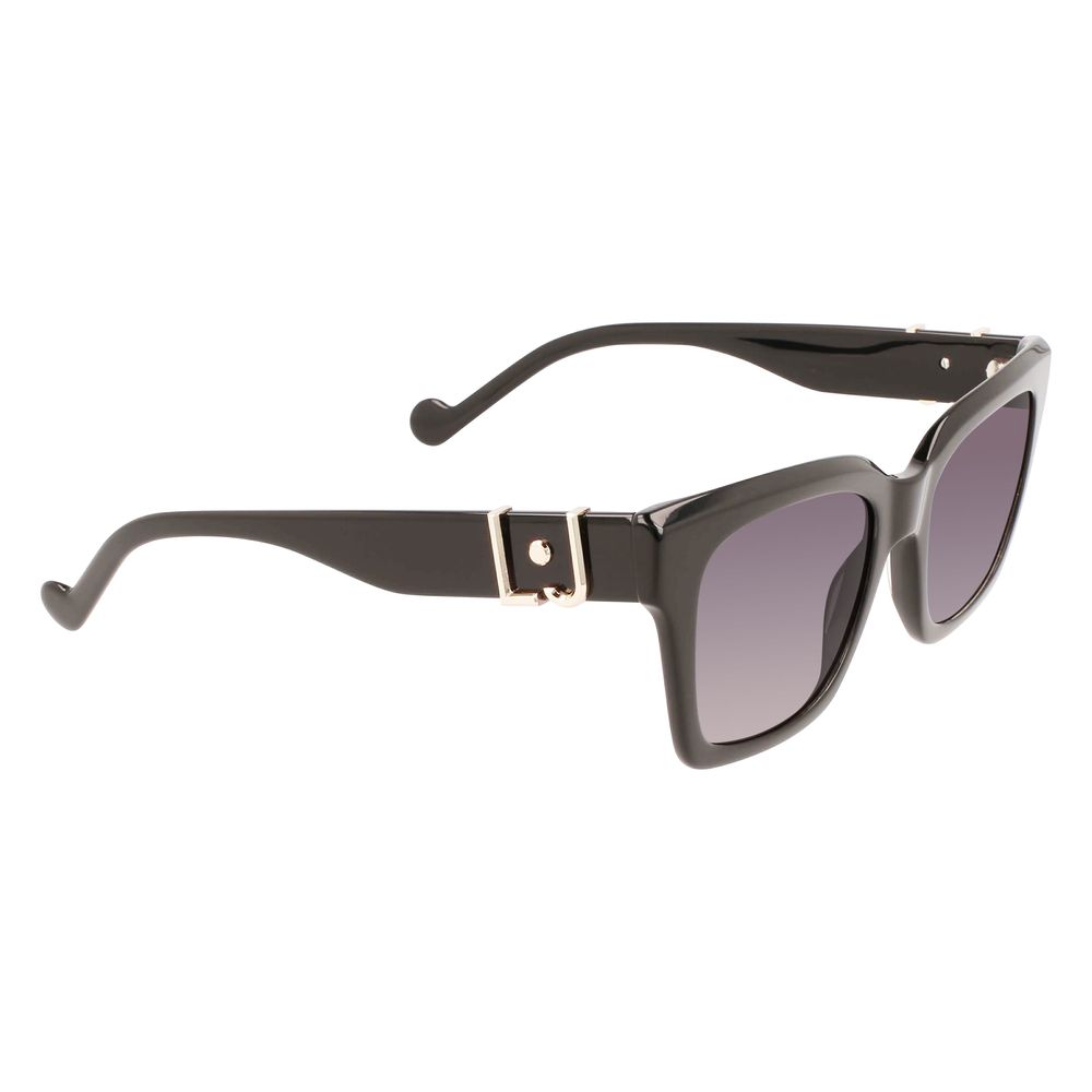 Schwarze Sonnenbrille aus Acetat