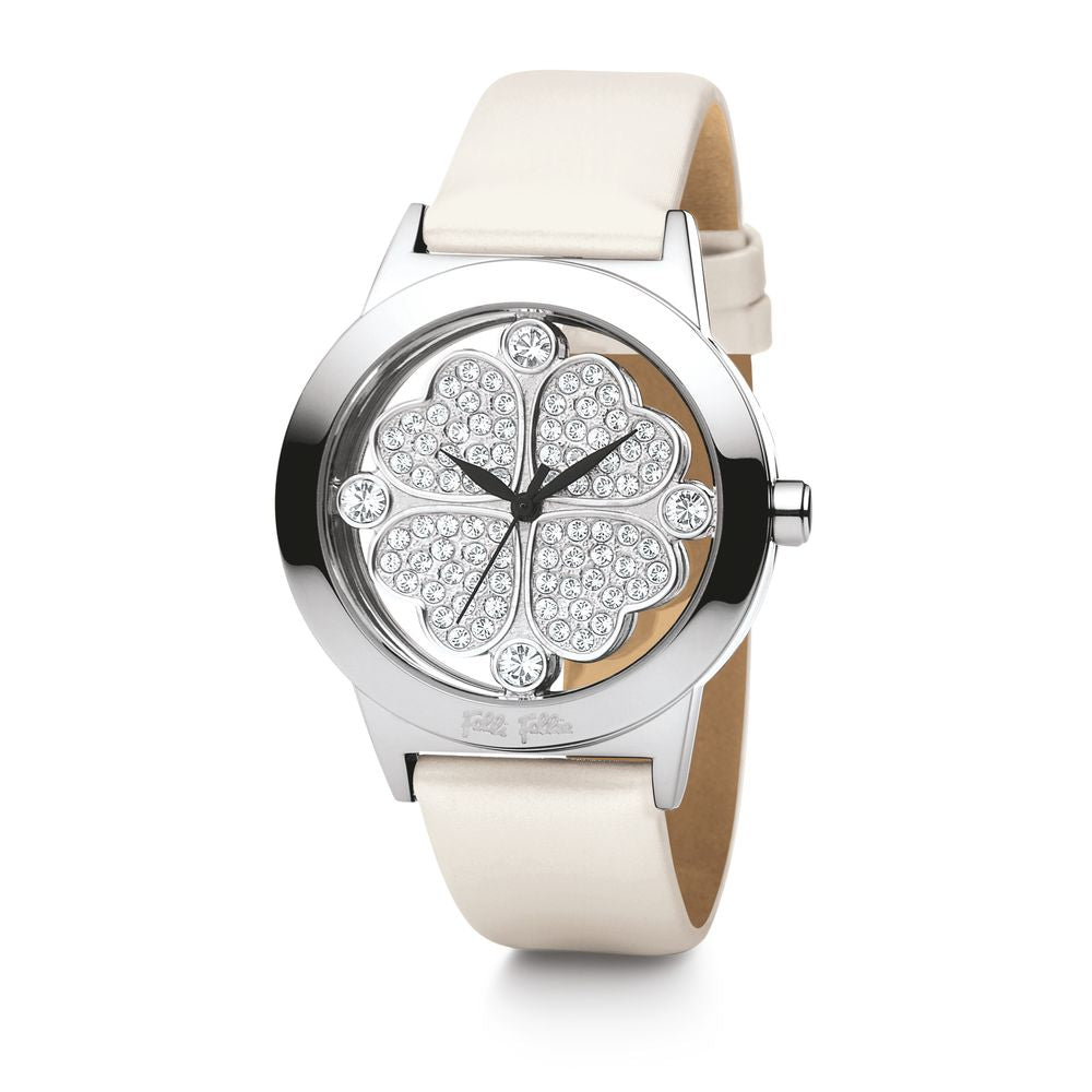 White Leather Watch