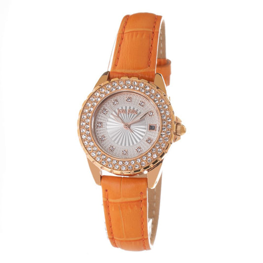 Orange Leather Watch