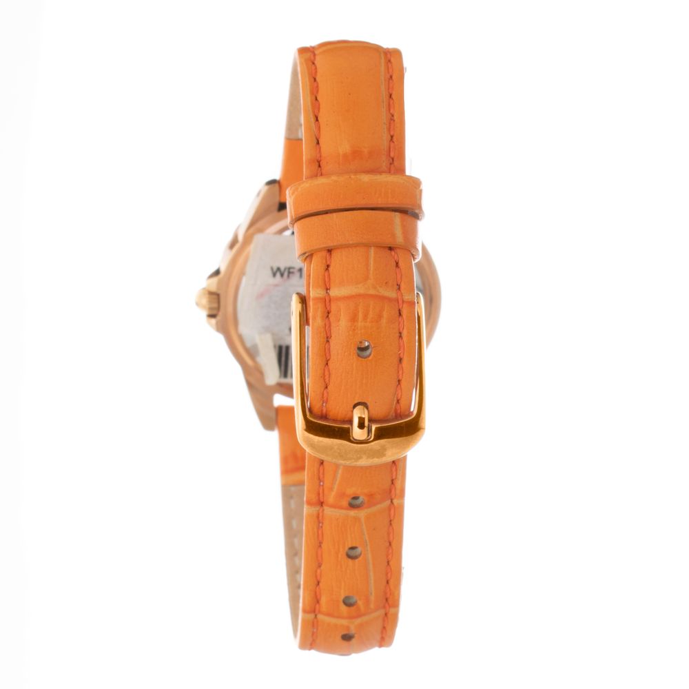 Orange Leather Watch