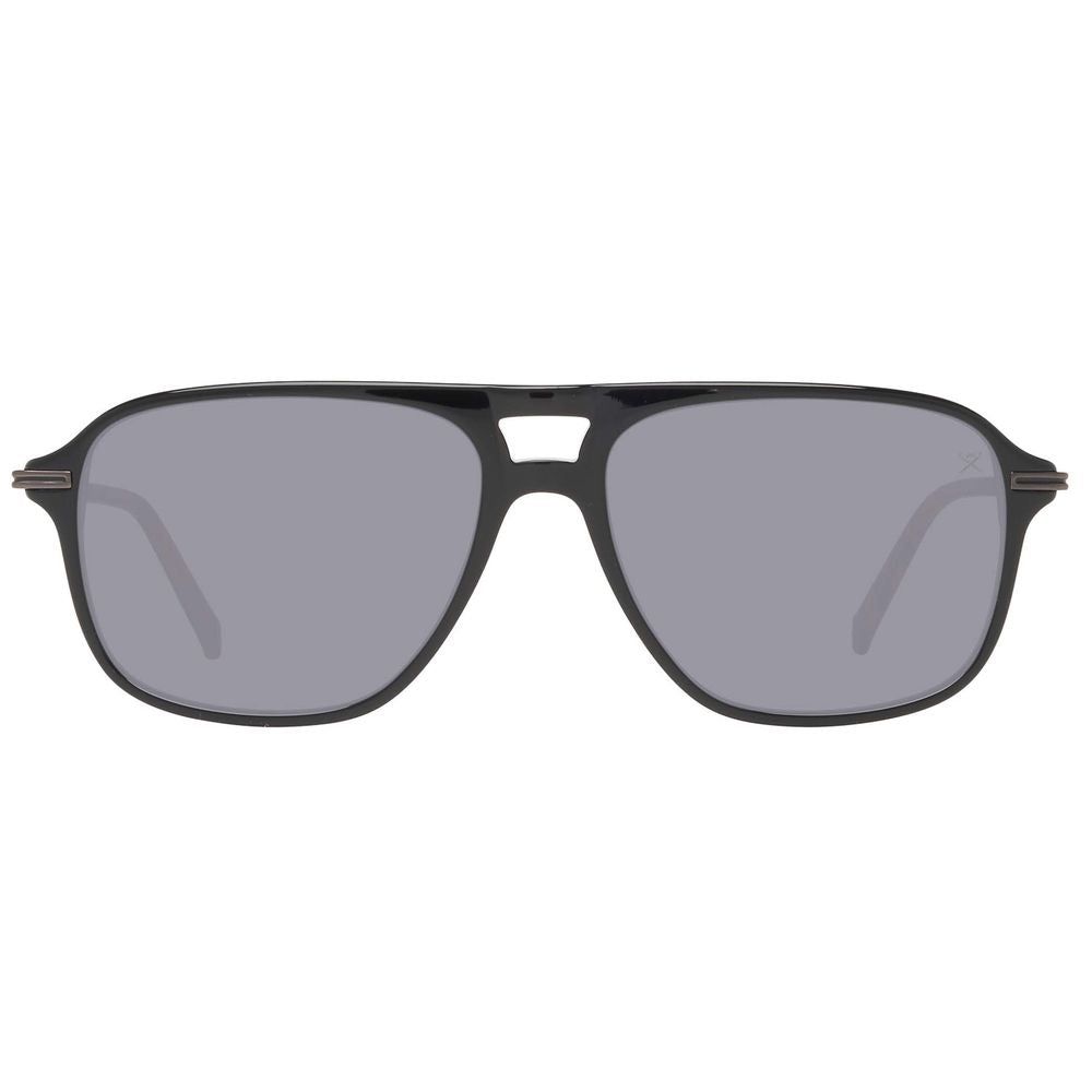 Schwarze Sonnenbrille aus Acetat