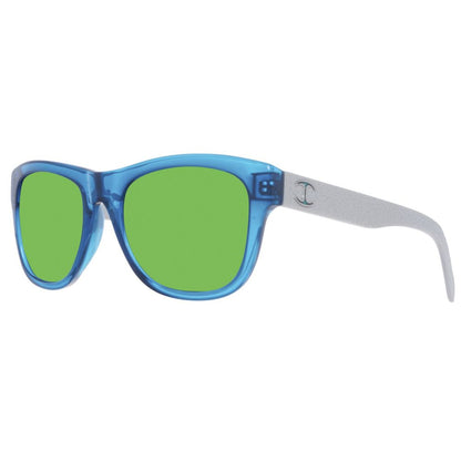 Blaue Sonnenbrille aus Acetat