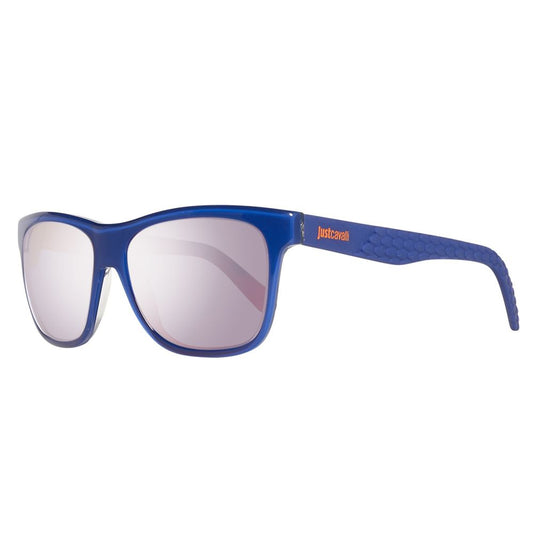 Blaue Sonnenbrille aus Kunststoff