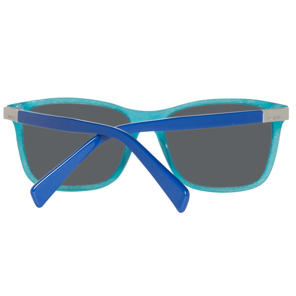 Blaue Sonnenbrille aus Acetat