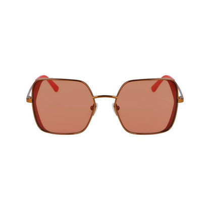 Orange Metal Sunglasses