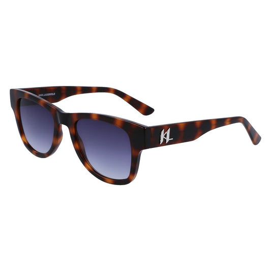 Braune Sonnenbrille mit Spritzguss-Optik