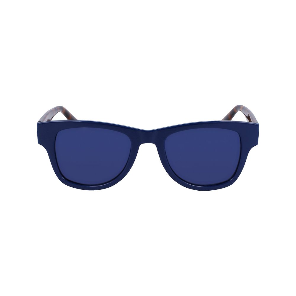 Blaue Sonnenbrille mit Spritzguss-Optik