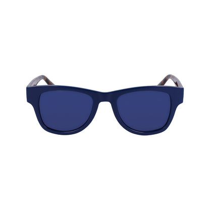 Blaue Sonnenbrille mit Spritzguss-Optik