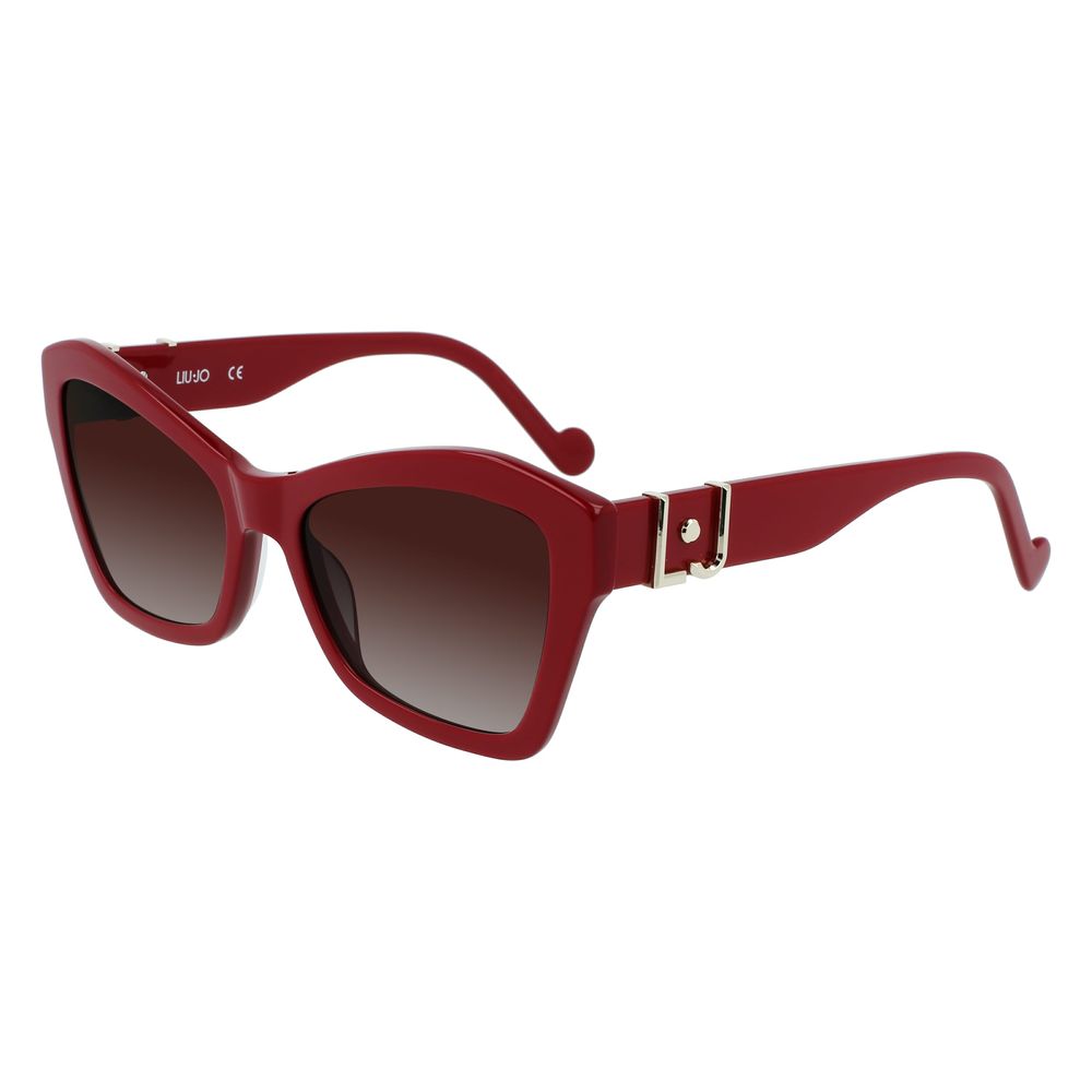 Rote Sonnenbrille aus Acetat