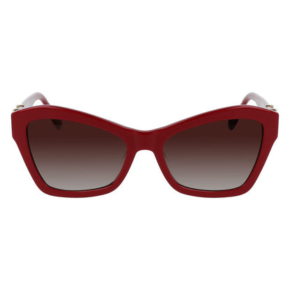 Rote Sonnenbrille aus Acetat