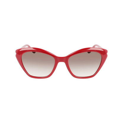 Rote Sonnenbrille mit Spritzguss-Optik