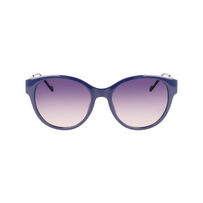 Blaue Sonnenbrille mit Spritzguss-Optik