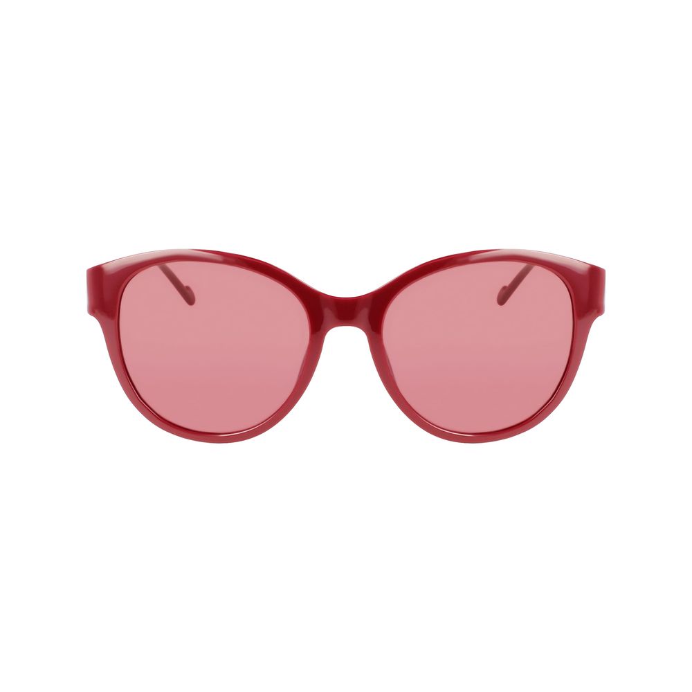 Rote Sonnenbrille mit Spritzguss-Optik