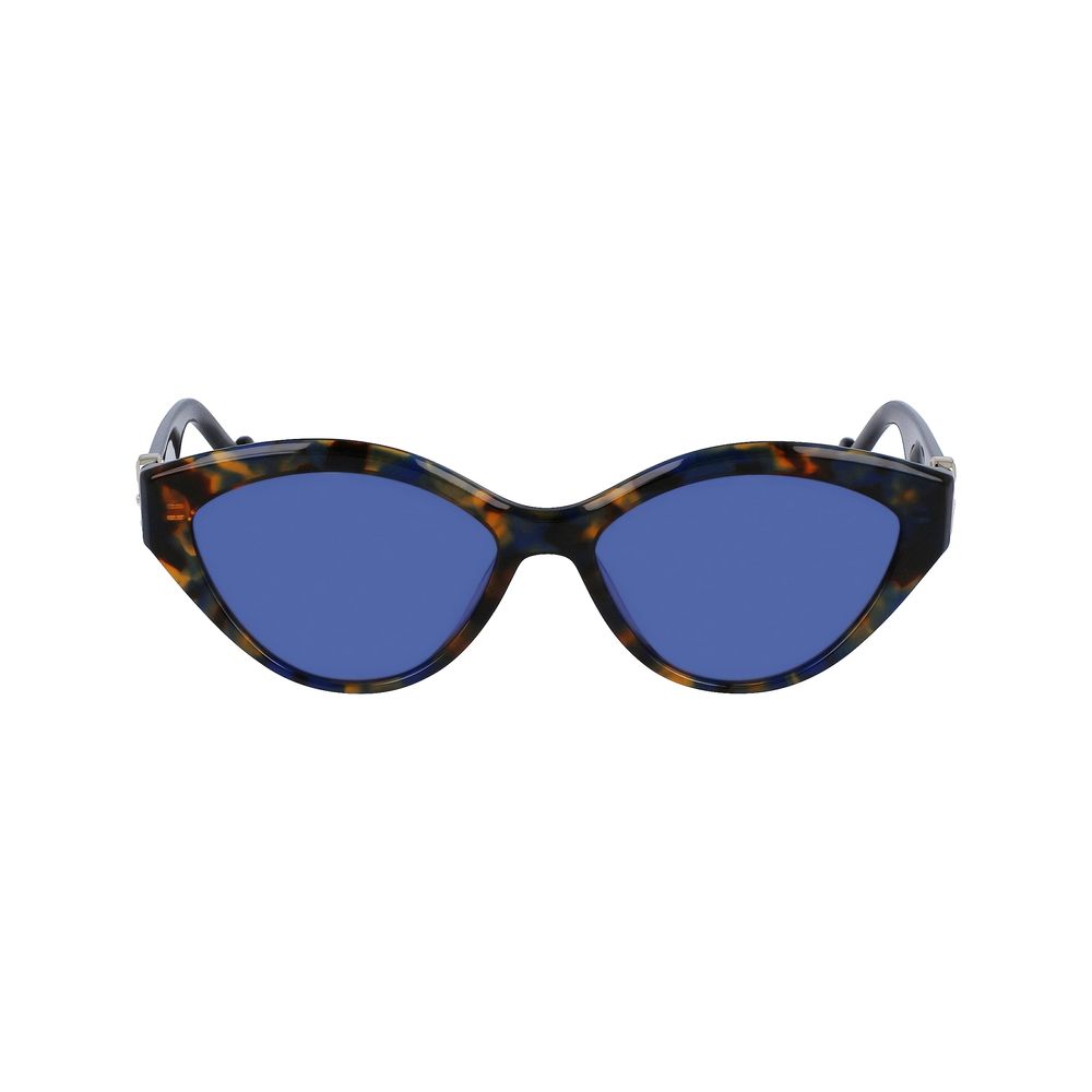 Blaue Sonnenbrille aus Acetat