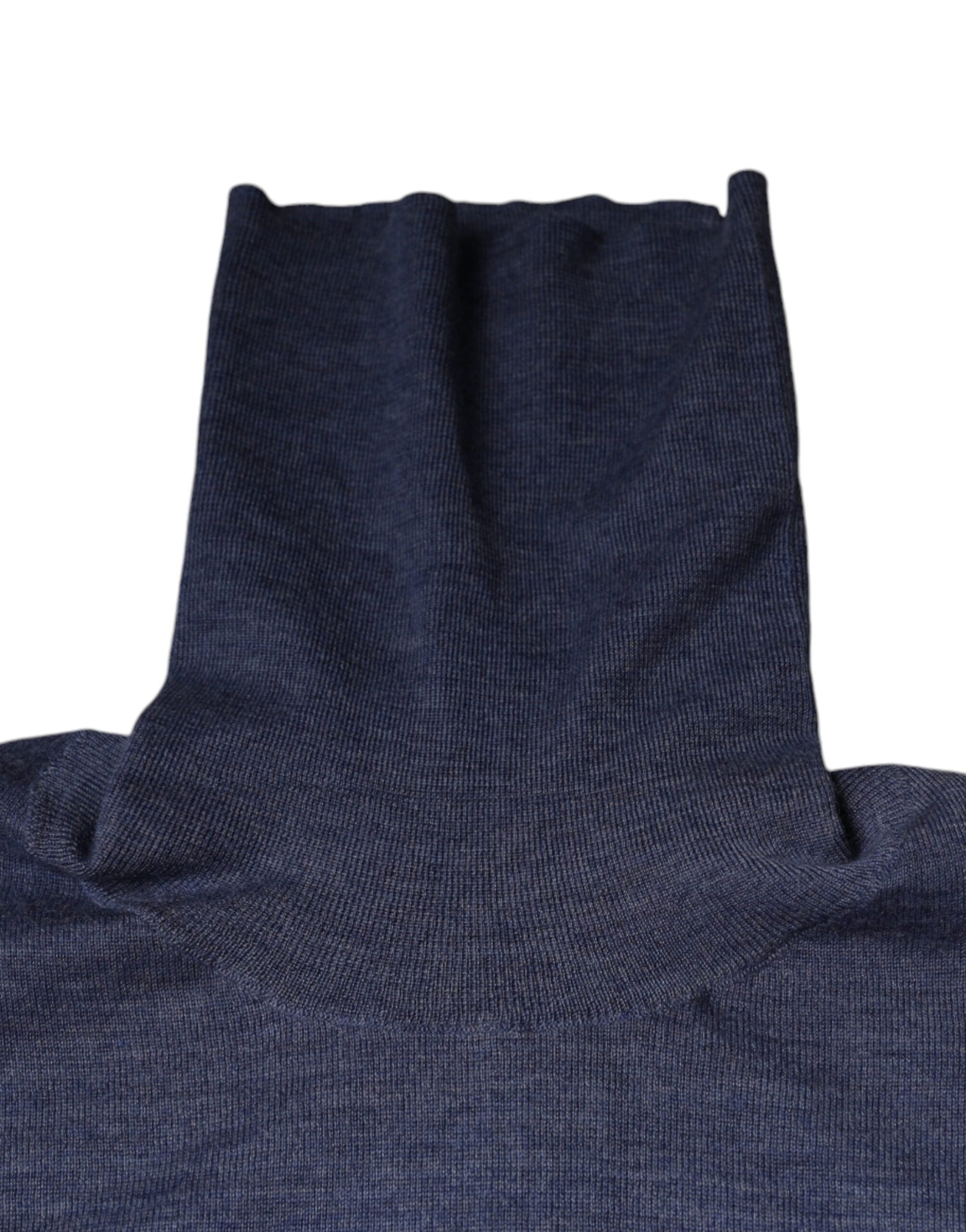 Lila blau Langarm Rollkragen Pullover Pullover