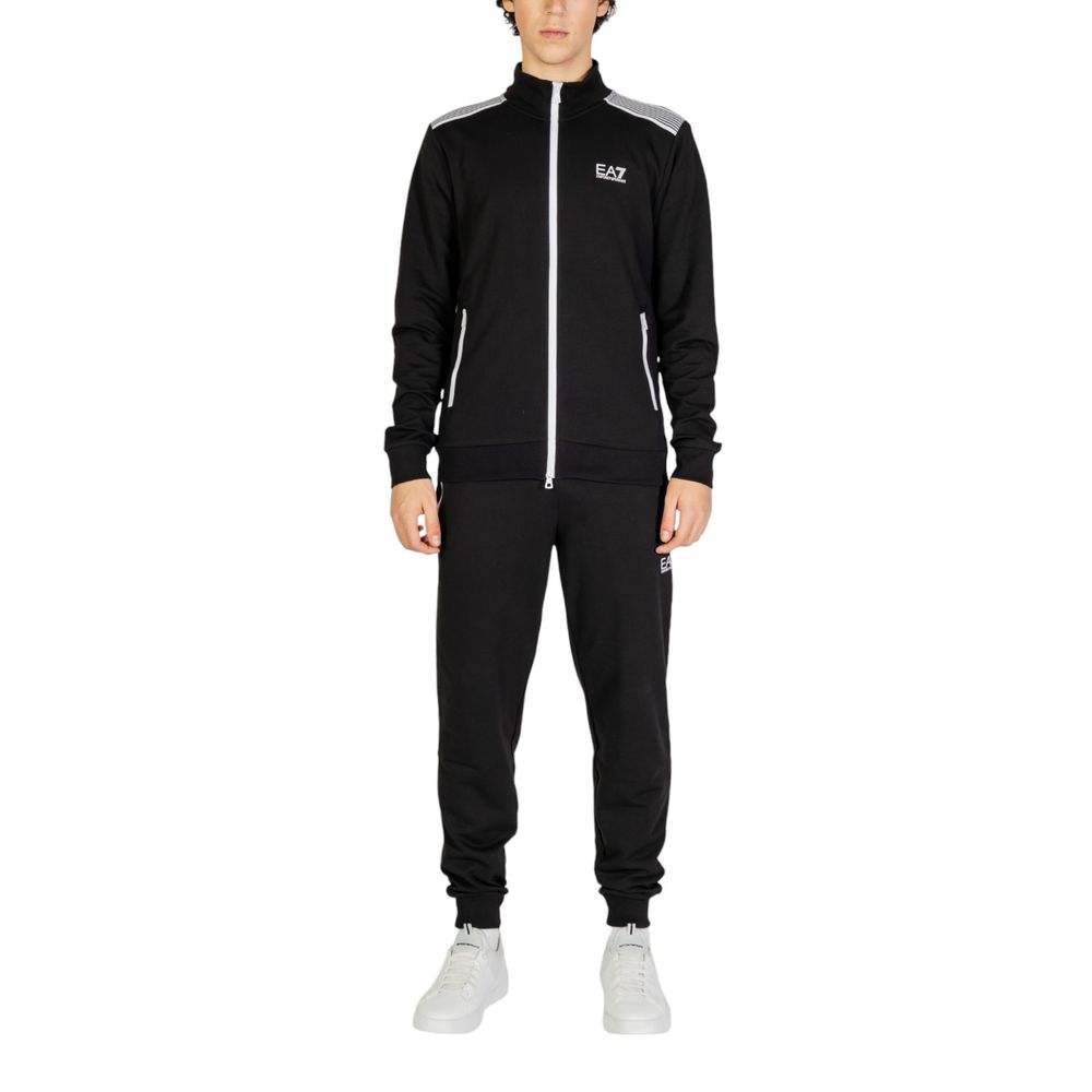 Black Cotton Sweatsuit