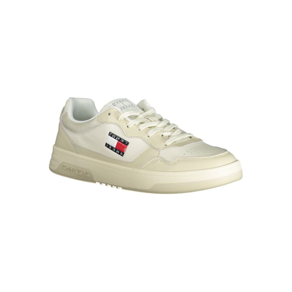 Beige Polyethylene Men Sneaker