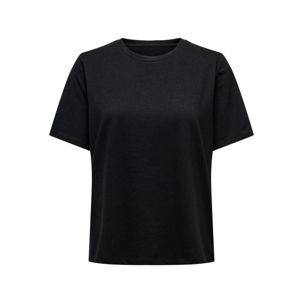 Black Cotton Tops & T-Shirt