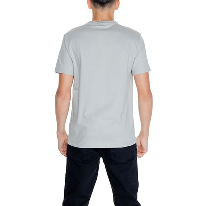 Graues Baumwoll-T-Shirt