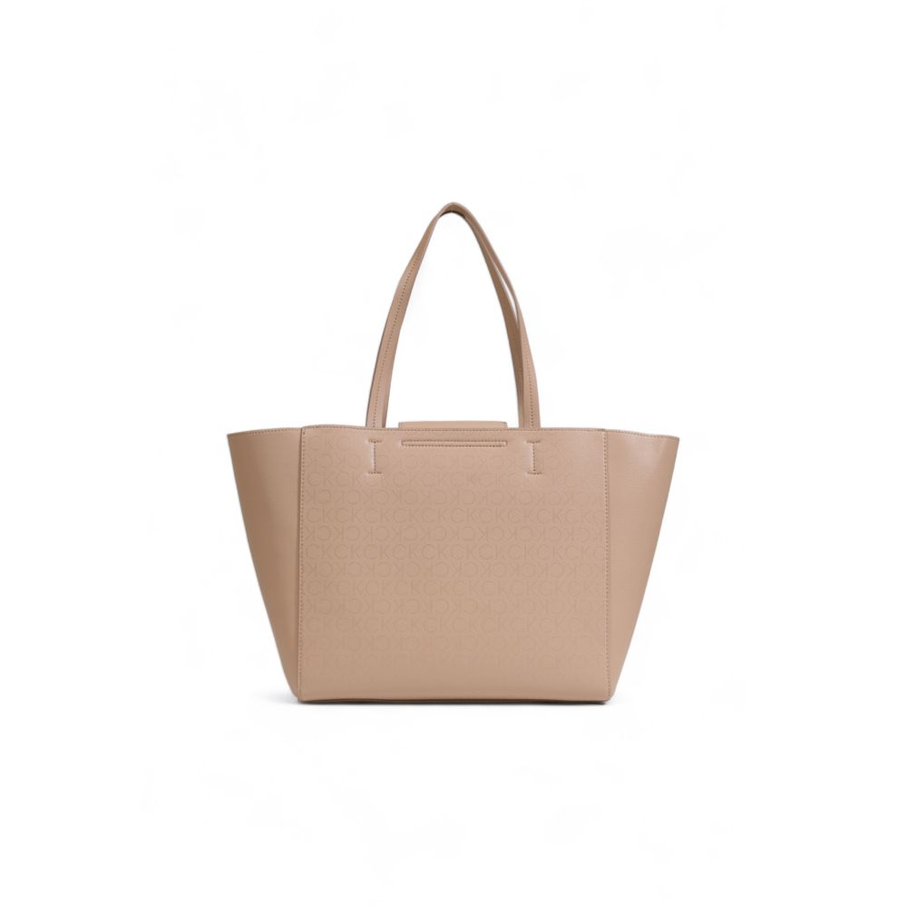 Beige Recycled Polyester Handbag