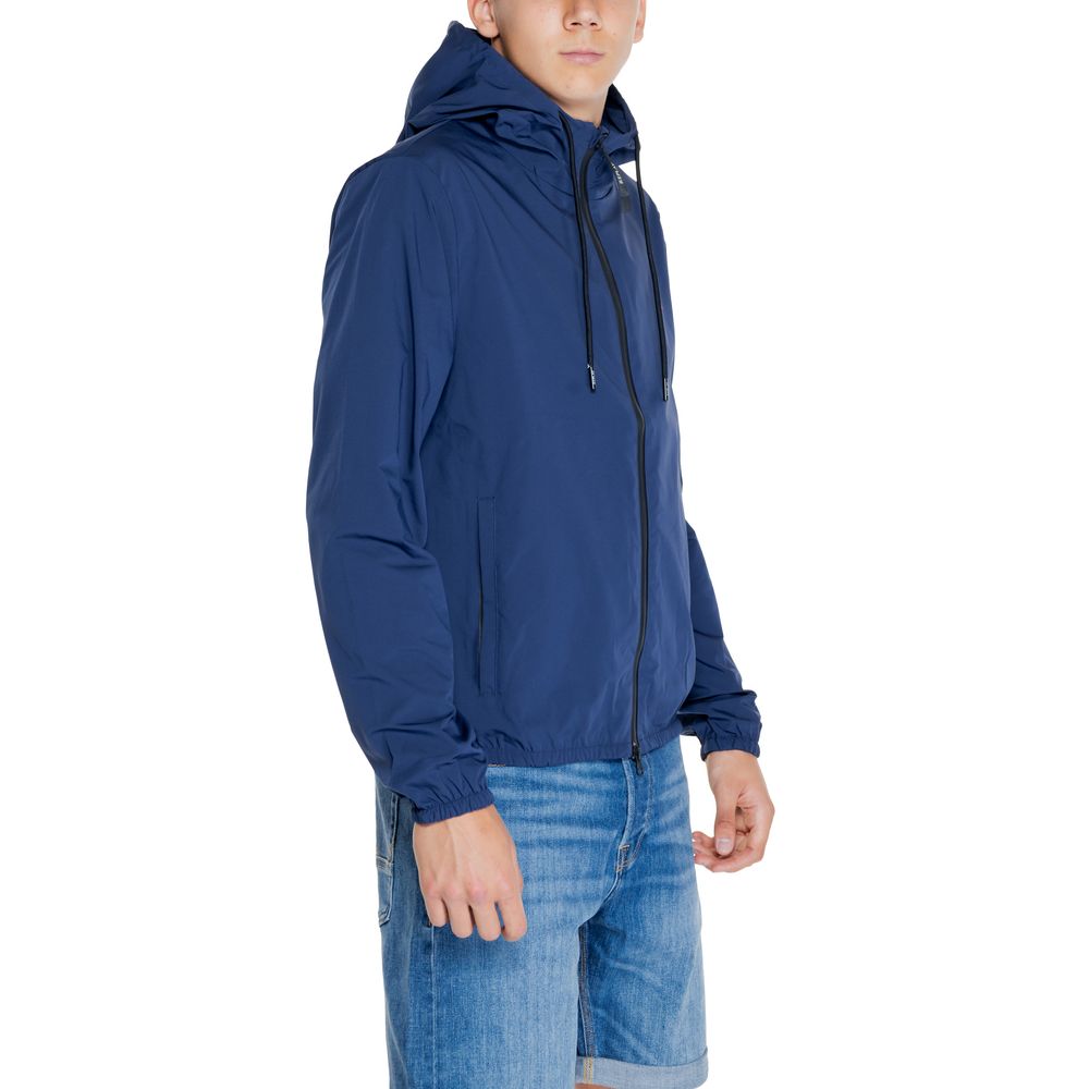 Blaue Polyamidjacke