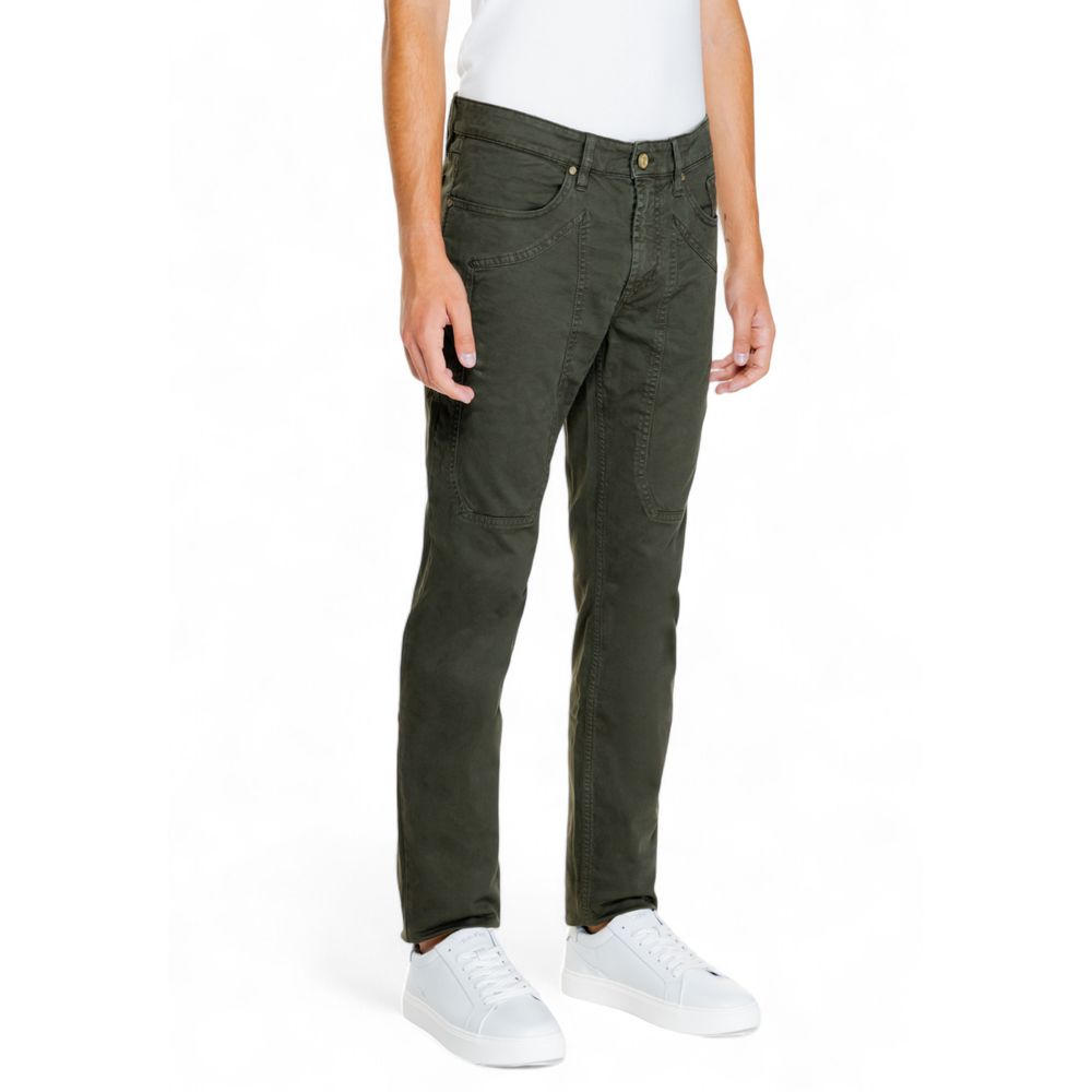 Grüne Jeans und Hose aus Baumwolle